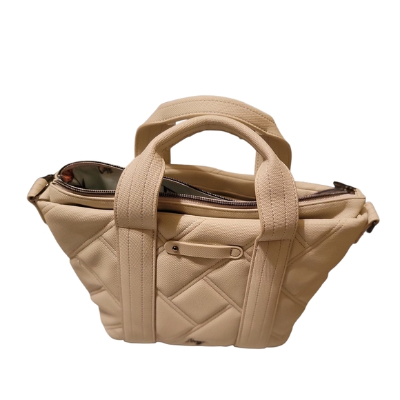Lug Dory Handbags - Euc Lug Dory Cream Quilted Tote Bag